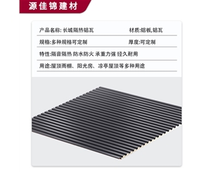 鋁合金長(cháng)城瓦